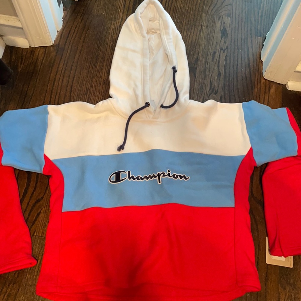 brand new women’s champion size medium hoodie